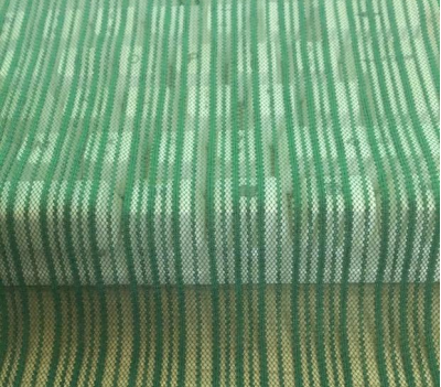 KS-RYM蕾絲面料布料   彈力條紋網布服裝布料    鏤空網紗豎條時尚氨綸網 正面照